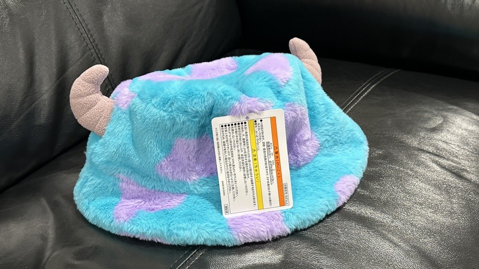 Tokyo Disney Resort Monsters Inc Sulley Sully Ears Fluffy Bucket Hat