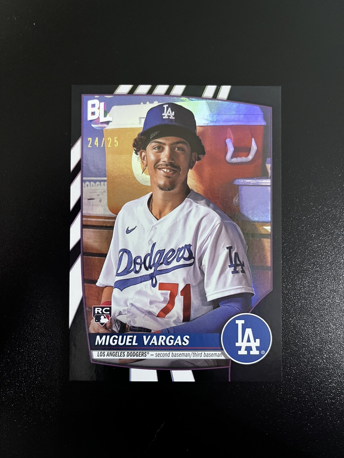 2023 Topps Big League Miguel Vargas RC Black Foil /25