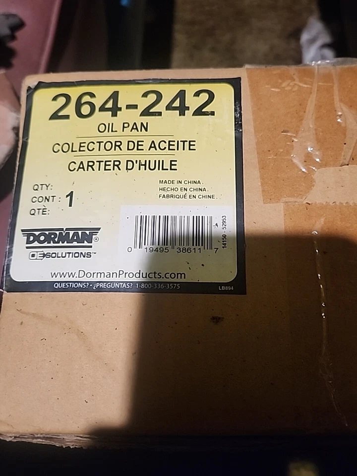 Engine Oil Pan fits 1998-2000 Plymouth Voyager Breeze DORMAN OE SOLUTIONS - Image 2 of 3