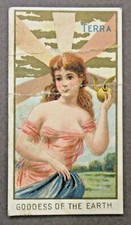 TERRA 1889 N188 Kimball Goddesses of Greeks & Romans Tobacco Card