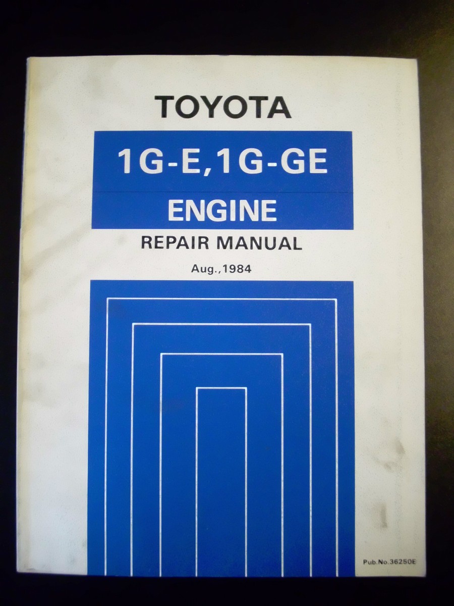 Toyota Werkstatthandbuch Engine Motor 1G-E 1G-GE Repair Manual