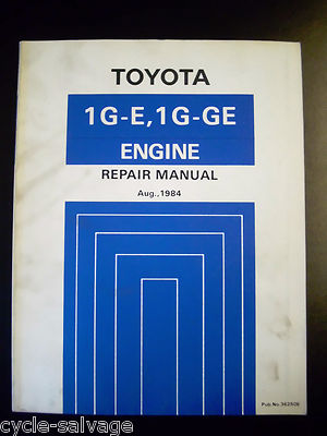 Toyota Werkstatthandbuch Engine Motor 1G-E 1G-GE Repair Manual
