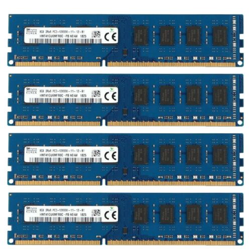 32GB 16GB 8GB DDR3 PC3-12800U 1600 240Pin 1.5V azul RAM Desktop para SKHynix SP - Picture 5 of 15