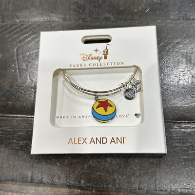 Disney Parks Alex and Ani Pixar Luxo Ball Bangle Bracelet NEW