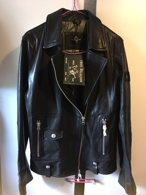 warm biker jacket