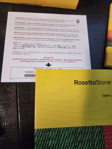 Rosetta Stone French Francais Levels 1, 2 & 3 Version 3 Language - Picture 3 of 3