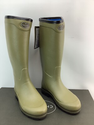 Le Chameau Country Cross Neoprene Wellingtons UK 1/2 EU 40 US