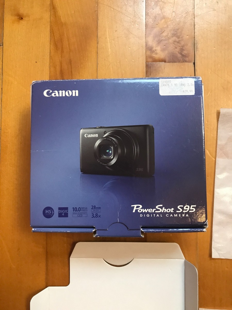 Canon PowerShot S95 10.0MP Digital Camera - Black for sale