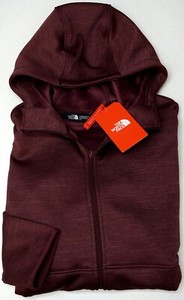 womens burgundy north face hoodie