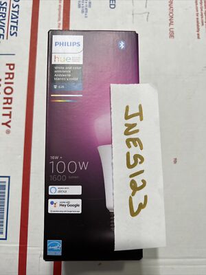 Philips Hue White & Color Ambiance 16W LED = 100W 1600lm Smart Bulb NEW