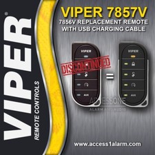 Viper 7856V LED 2-Way Remote Upgraded to Rechargeable Battery 7857V For 4806V