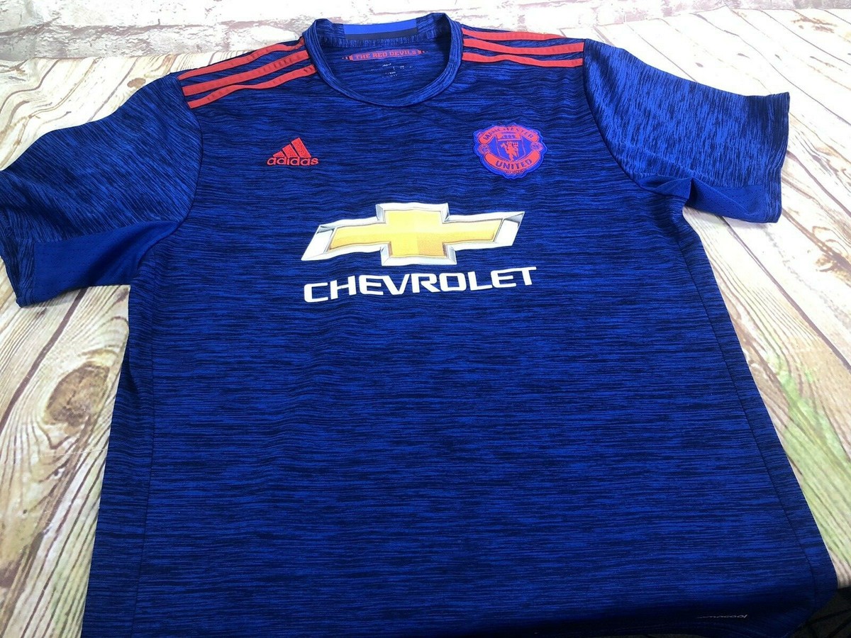 Adidas Manchester United #1 Puente martial blue Chevrolet