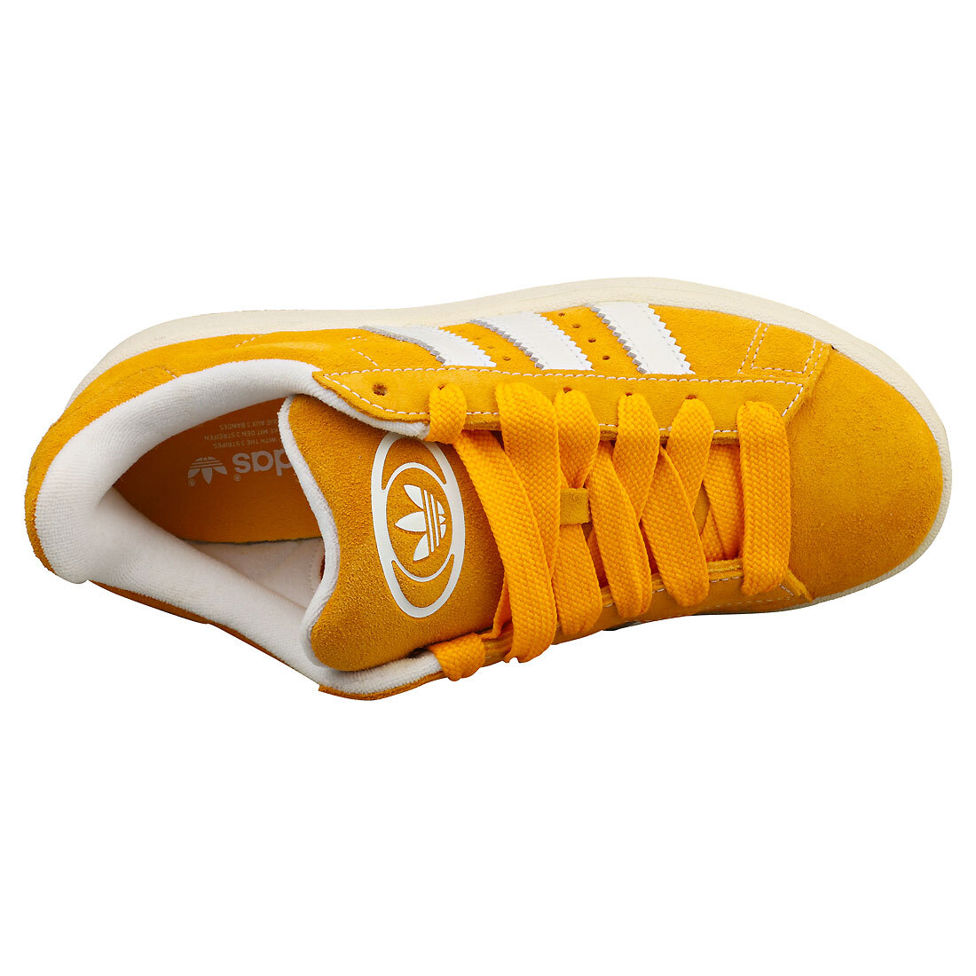 adidas Campus 00s Mens Yellow White Fashion Sneakers - 4.5