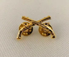 🌟US Army Military Police Corps Crossed Pistols USMP Crest Hat, Tie Pin, 1.25"