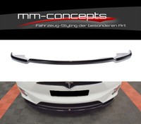 CUP Spoilerlippe Schwarz FüR Tesla Model X Frontspoiler Spoilerschwert Lippe V1