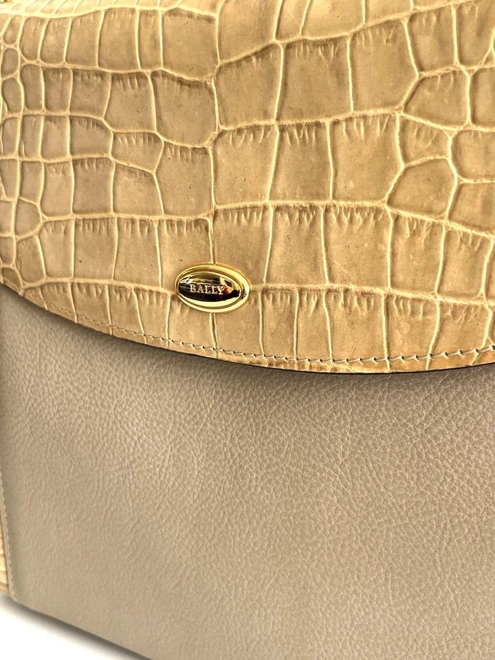 Auténtico bolso de mano Bally de cuero bidireccional de Japón 0604 Foto 4 de 4