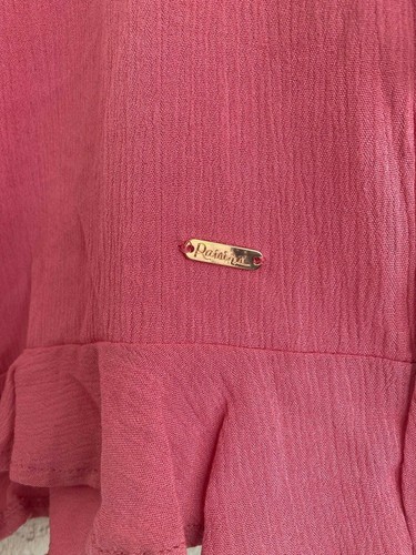 TRAJE DE BAÑO MUJER PASAS CUBRE MAMELUCO ROSA MANGA LARGA TALLA L NUEVO CON ETIQUETAS - Imagen 7 de 7
