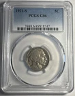 1921-S BUFFALO NICKEL GRADED PCGS G06