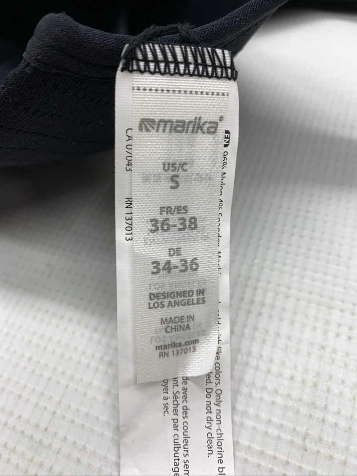 Sujetador deportivo Marika Tek para mujer Johanna copa moldeada sin costuras negro talla S Foto 3 de 4