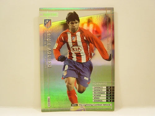Panini WCCF 2006-07 YGS Sergio Aguero 1988 Argentina　No.10 ATM Young Star Rookie