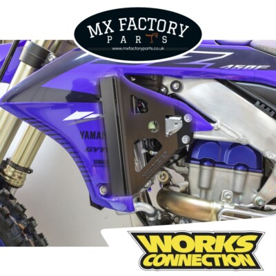 Yamaha YZ250F 24-25, YZ450F 23 24 25 Kühlerstreben funktioniert Anschluss schwarz YZF