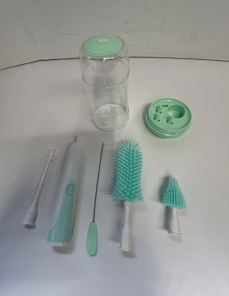 Limpiador de Cepillo de Biberón Eléctrico, Cepillo de Biberón Eléctrico Recargable para Viaje Foto 4 de 4