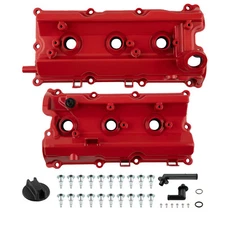 2x Upgrade Aluminum Valve Cover Kit for Infiniti FX35 G35 M35 Nissan 350Z 03-07