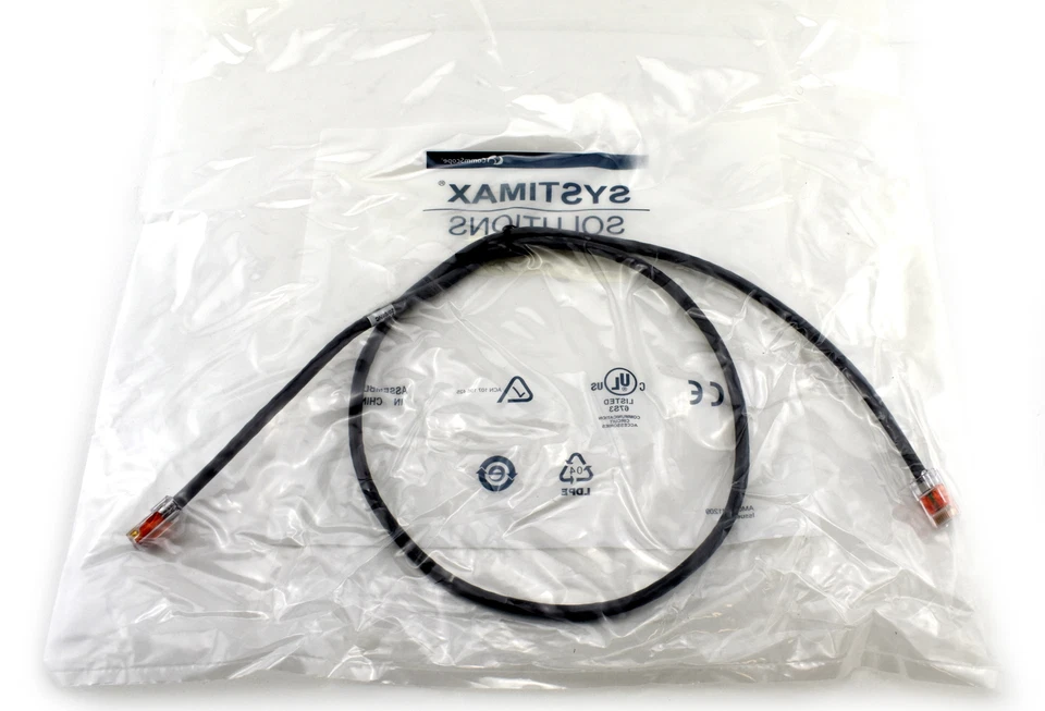 COMMSCOPE SYSTIMAX CAT 6 GS8E-DG3 GIGASPEED PATCH CORD 3FT 0.9M GREY X 40 - Image 2 of 2