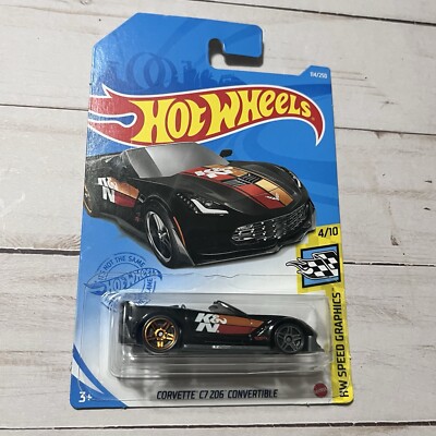 Hot Wheels Corvette C7 Z06 Convertible HW Speed Graphics 4/10 Collector 114