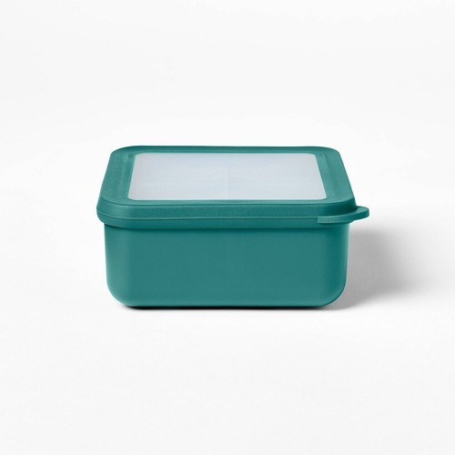 28oz Snack Bento Food Storage Container Dark Green - Figmint
