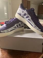 Air Force 1 07 Skeleton Purple Size 14