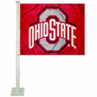 Ohio State Buckeyes Athletic Logo Car Flag