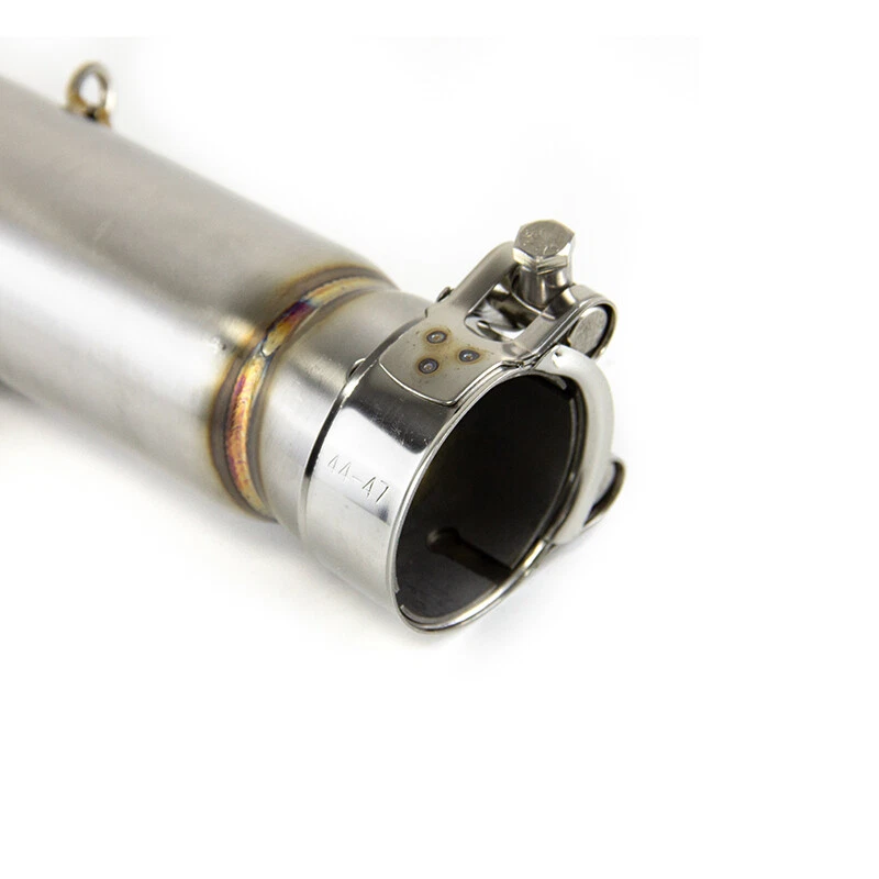 Silenciador de tubo de escape medio deslizable para Honda CBR500R CB500X CB500F 2013-2019 Foto 4 de 4