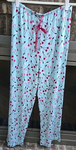 HUE CHERRY CHERRIES SLEEP PANTS SIZE MEDIUM NWT FREE SHIP!