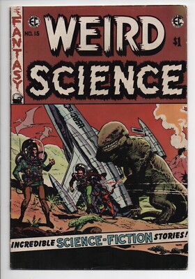 Weird Science Fantasy 15 EC Comic Book 1973 Vintage Sci-Fi 1950s
