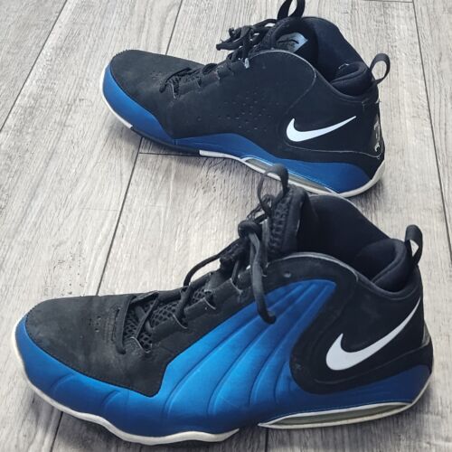 Nike Air Max WAVY Sneakers Men's 11 Blue Black AV8061-002 Basketball Shoe Elite - Picture 4 of 12