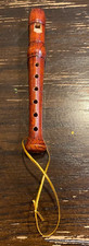 Musical instrument Wooden Recorder Tree Ornament 4 1/2 inches really works