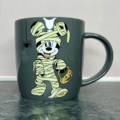 Disney Mickey Mouse Mumie Halloween grau Kaffeebecher Trick or Treat Teetasse