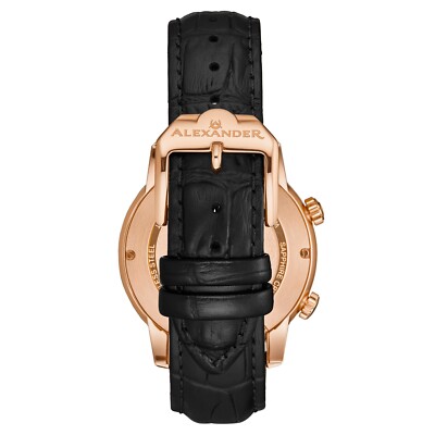 Alexander Swiss Made World Traveler Stainless Steel Sapphire