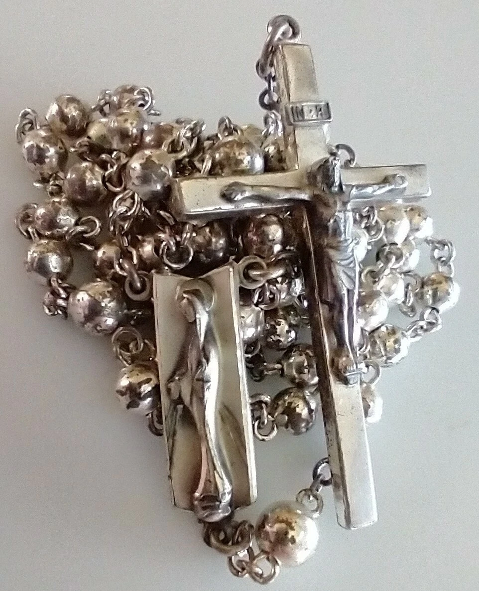 Creed sterling deals silver rosary
