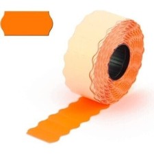 KIT 10 Rotoli Arancione Etichette Prezzatrice Segnaprezzo 26x12mm Negozio Uffici