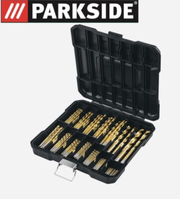 PARKSIDE  Bohrer Set HSS 107 Bohrer in 14 verschiedenen Größen 
