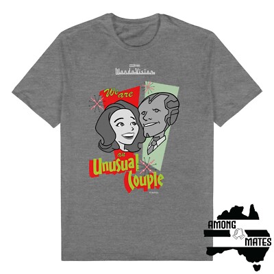 Disney  MARVEL Wanda Vision Unusual Couple Tee / T-Shirt Perfect Gift