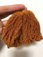 OOAK Doll Head Reroot Small Curly Soft Hair 30g