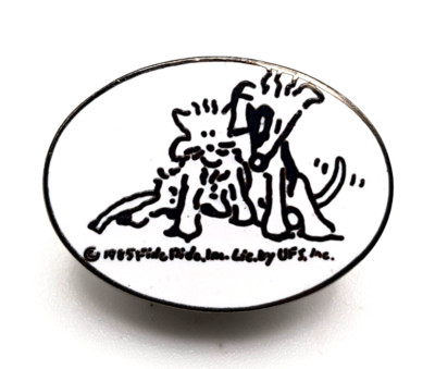 Pin's Fido Dido 7up Marke Getränk Soda 22mm 1985 Signiert EMV 4g