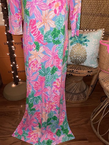 Lilly Pulitzer NWT Morgann Maxi Dress Tigers Lair SIze L,XL - Picture 24 of 24