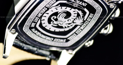 INVICTA LUPAH DRAGON # 2093 SWISS MD CHRONO MINT 9/10 ALLIGATOR