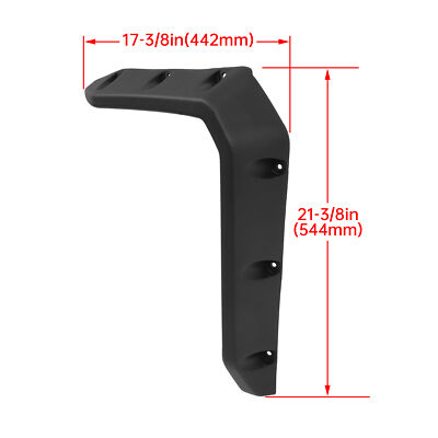 2014-2021 Honda Pioneer 700 2/4 Front Fender Flares Pair | Black