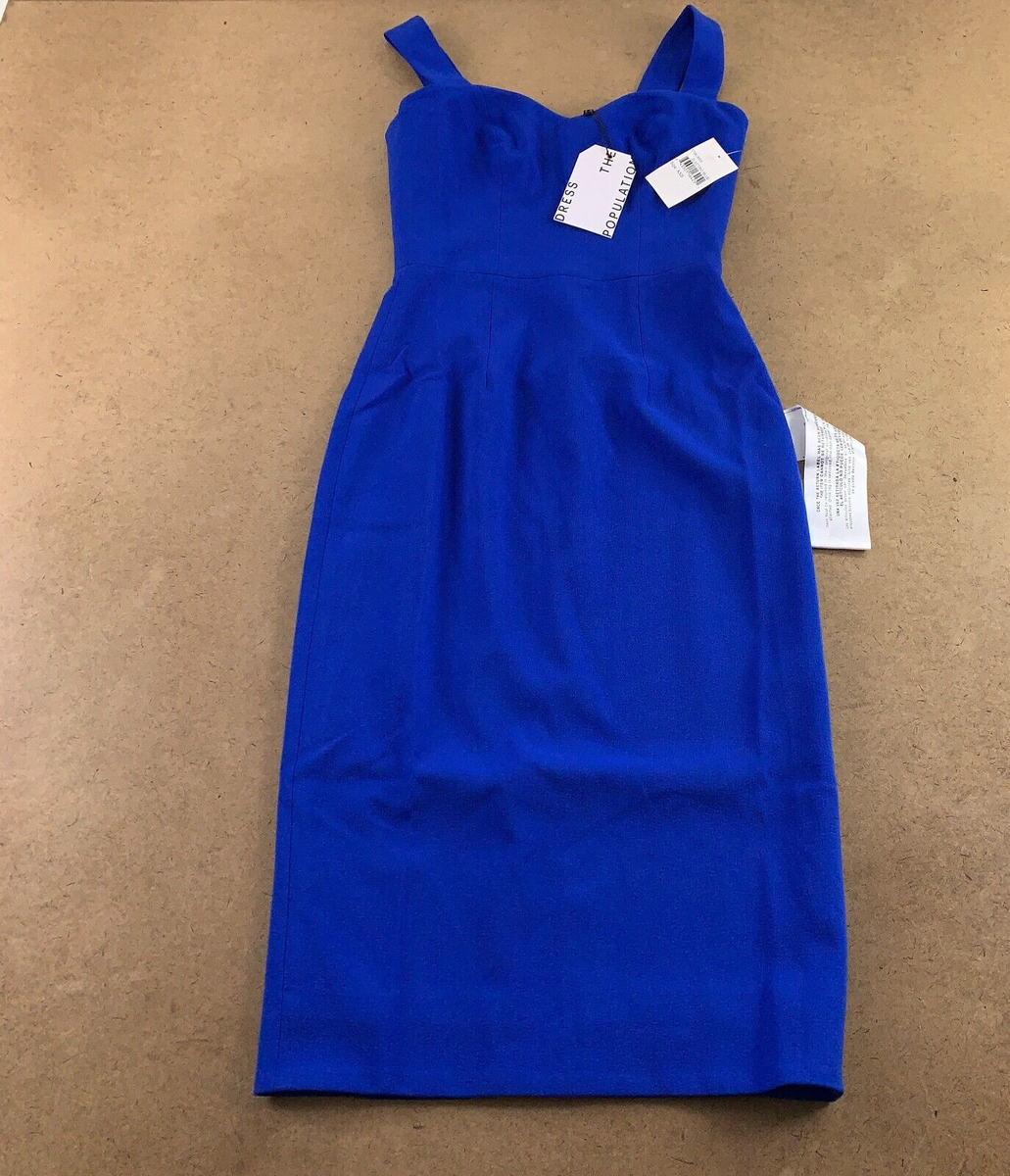 dress the population electric blue Corey Dress  Dress the Population