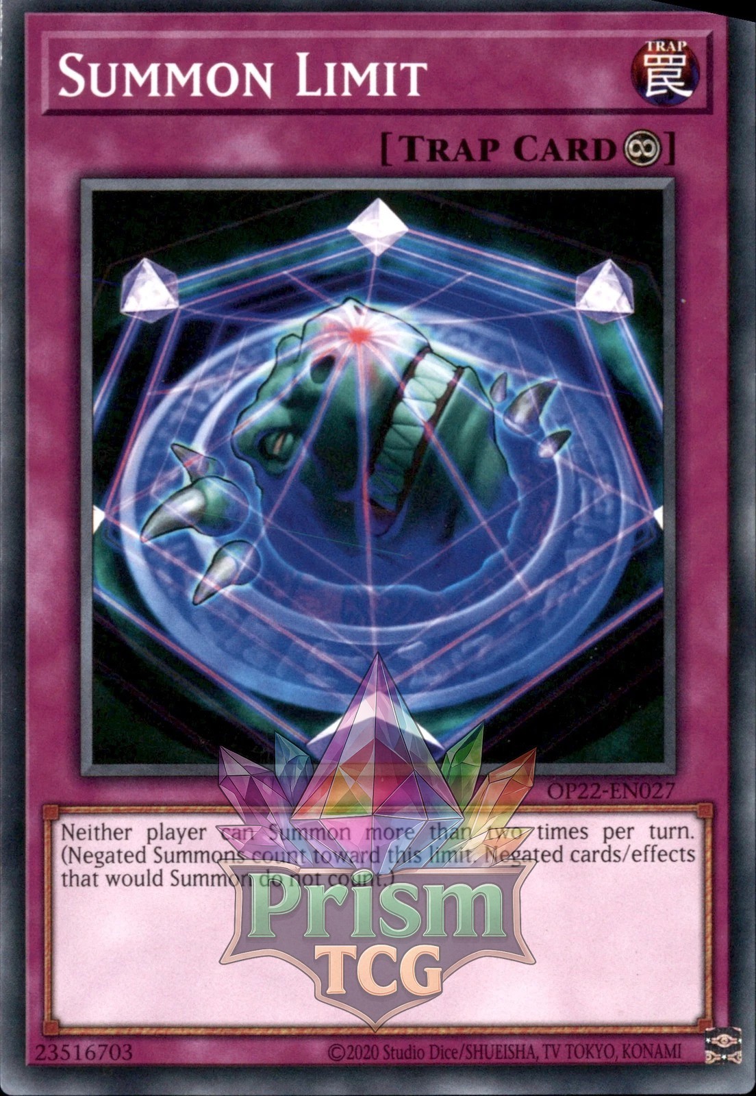 Summon Limit OP22-EN027 Yugioh